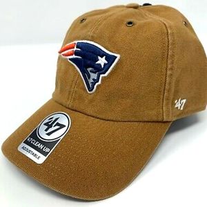 New England Patriot's Carhartt X '47 MVP Adjustable Hat, Brown - NEW